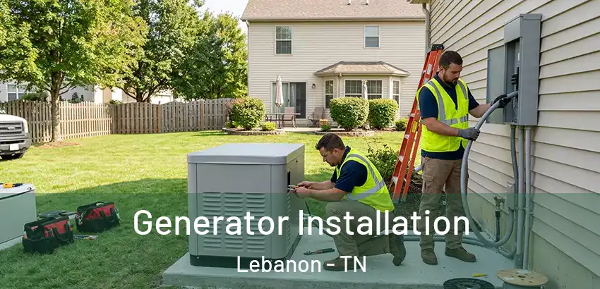 Generator Installation Lebanon - TN