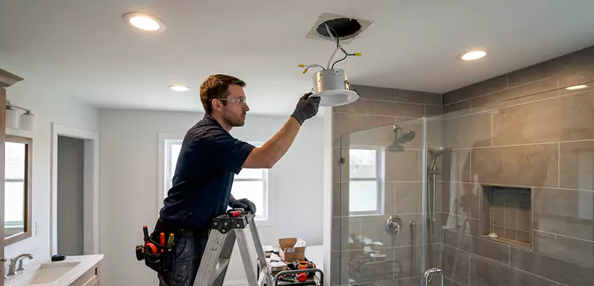 Bathroom and Shower Recessed Lighting Installation in Lebanon