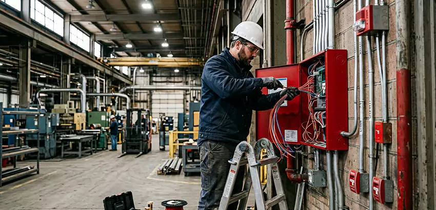 Industrial Fire Alarm Installation in Lebanon